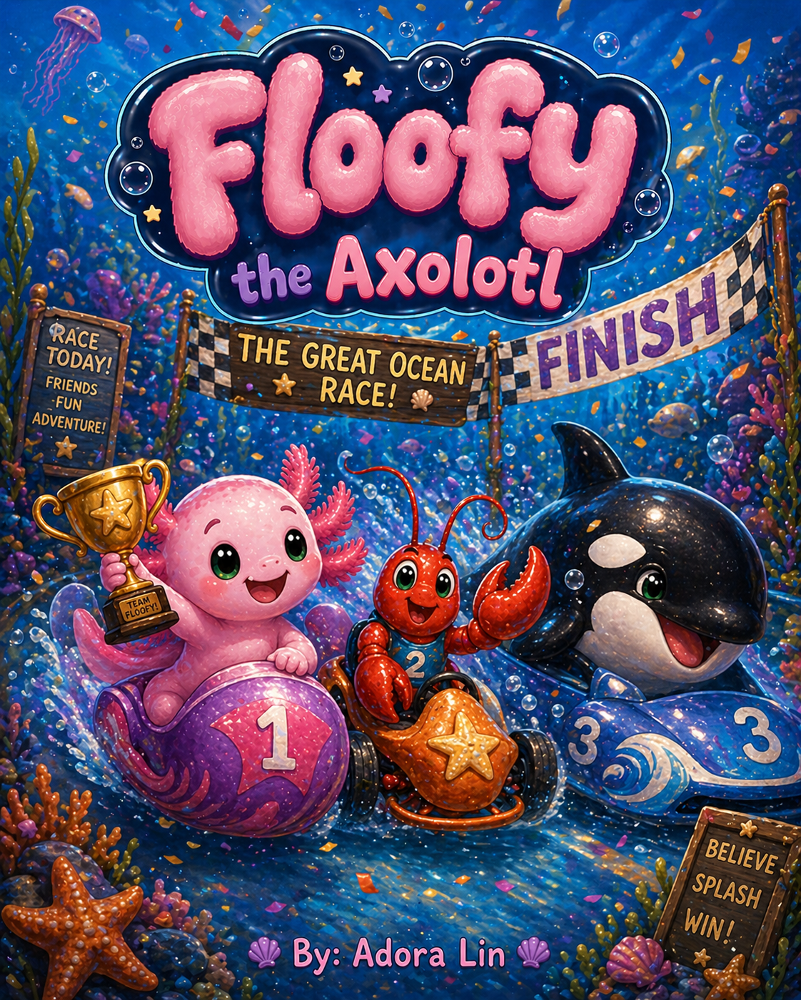 Floofy the Axolotl